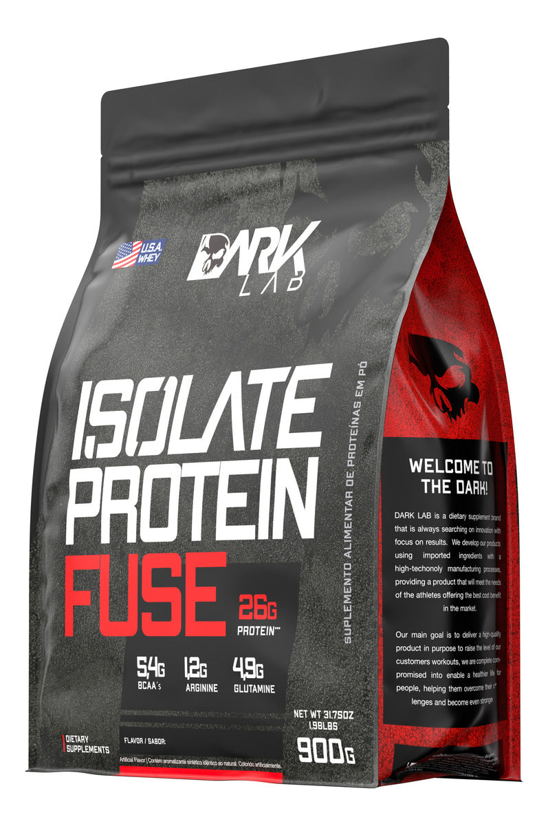 Proteína Isolada Protein Fuse Refil 900g - Dark Lab Sabor Baunilha