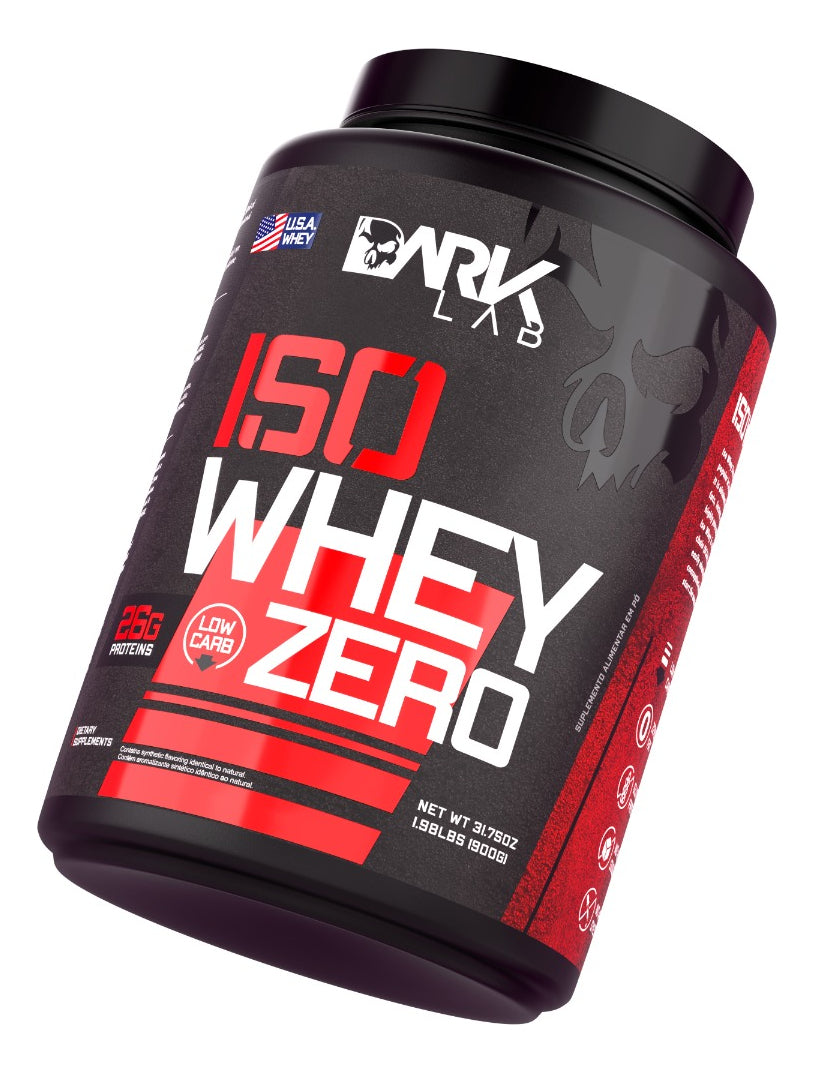 Whey Isolado Zero 900g Dark Lab - Whey Protein Zero Carb Sabor Chocolate (LOW CARB)