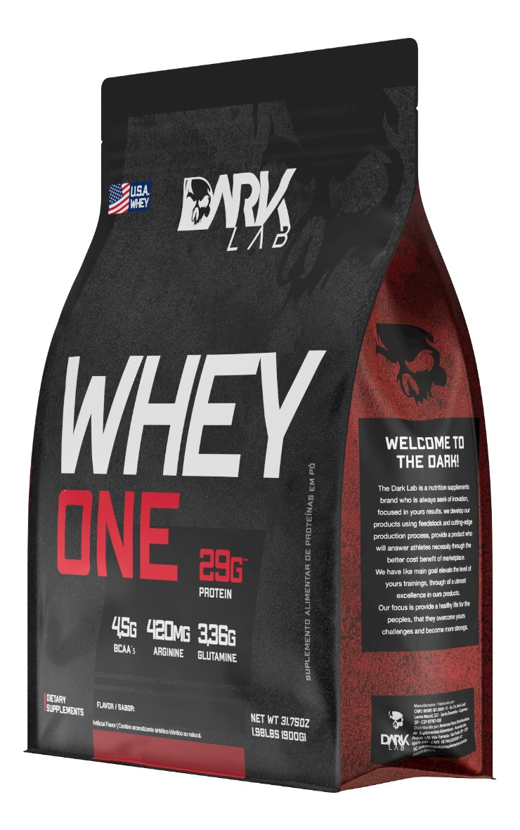 Whey One Protein Proteína Sachê Refil 900g - Dark Lab Sabor Chocolate