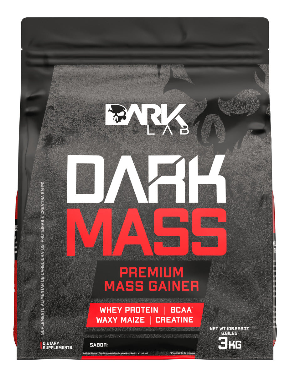 Dark Mass 3kg Dark Lab Sabor Morango