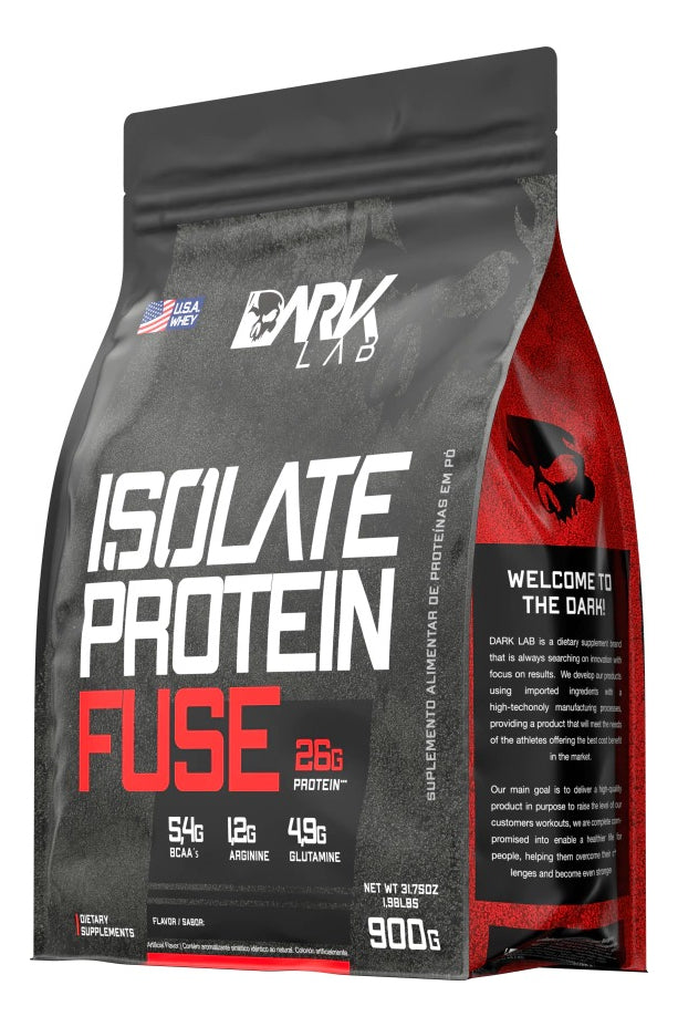Whey Isolate Protein Fuse 900g + Creatina Pura 500g Dark Lab