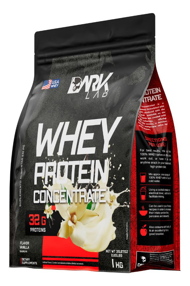 Whey Protein Concentrado 1kg Dark Lab Sabor Baunilha