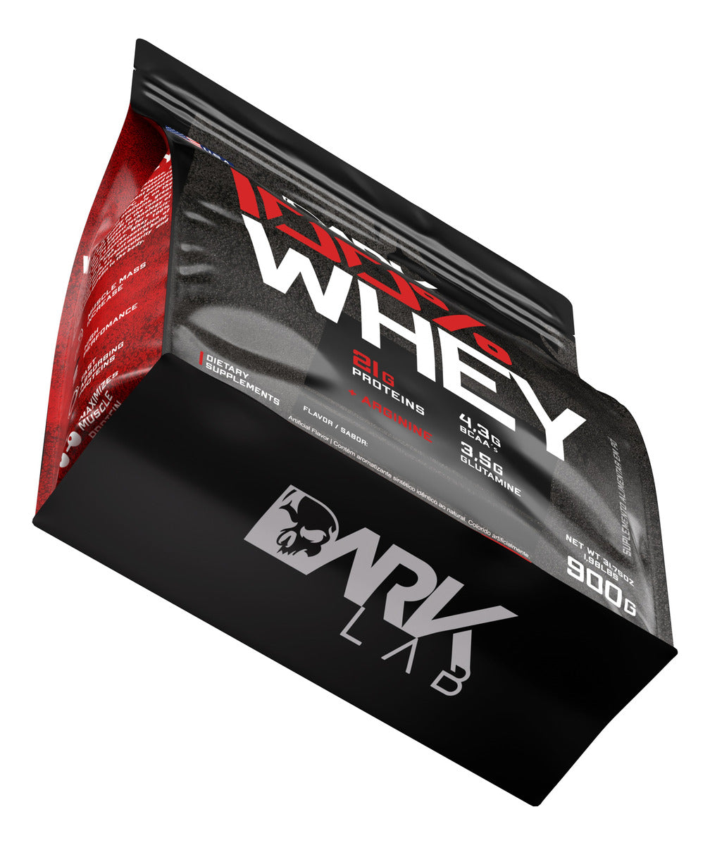 100% Whey Protein Proteína Refil 900g - Dark Lab Sabor Baunilha