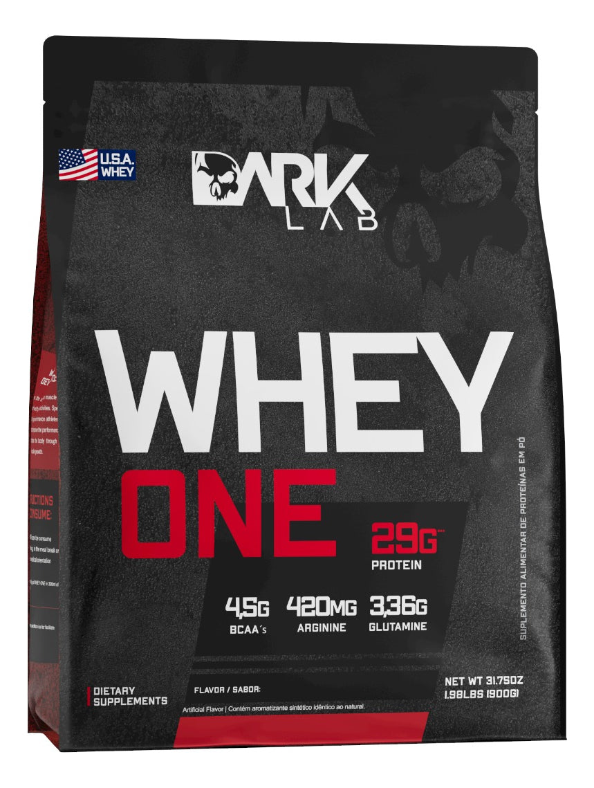 Whey One Protein Proteína Sachê Refil 900g - Dark Lab Sabor Chocolate