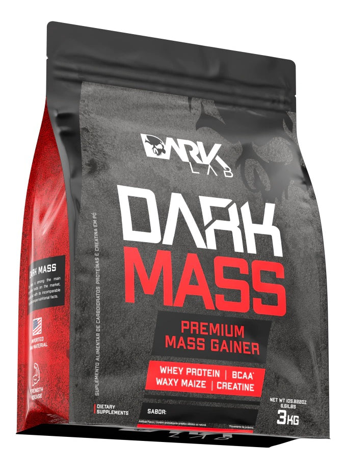 Hipercalórico Dark Mass 3kg + Creatina Pura 500g