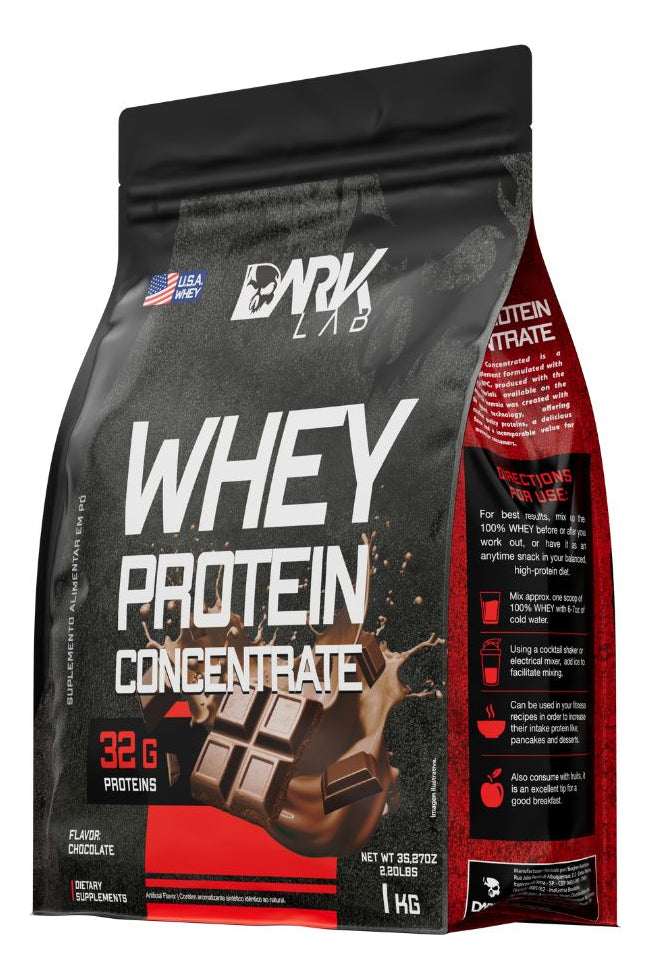 Whey Protein Concentrado 1kg Chocolate Dark Lab