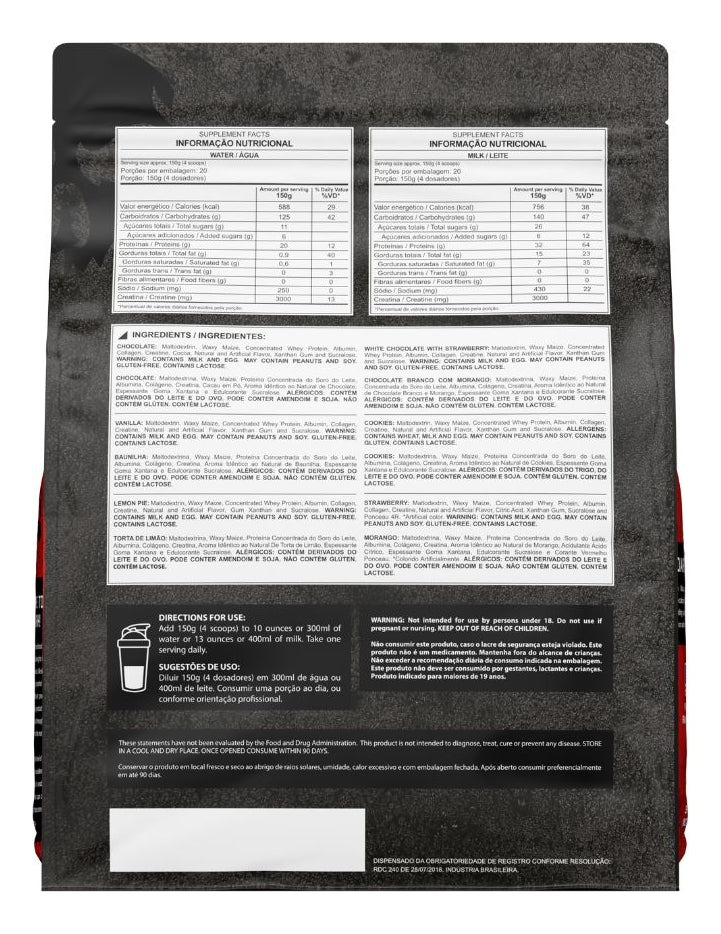 Hipercalorico Dark Mass - 3kg - Dark Lab
